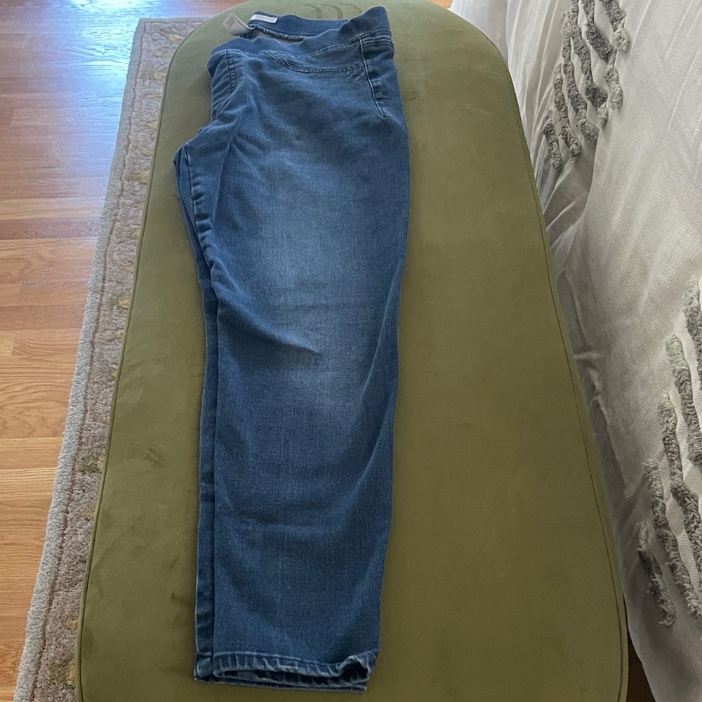 LC Lauren Conrad jeggings size 10 stretch Dark Blue jeans